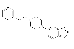 6-(4-phenethylpiperazino)-[1,2,4]triazolo[3,4-f]pyridazine