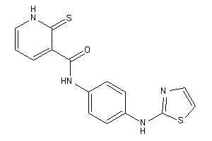 N-[4-(thiazol-2-ylamino)phenyl]-2-thioxo-1H-pyridine-3-carboxamide