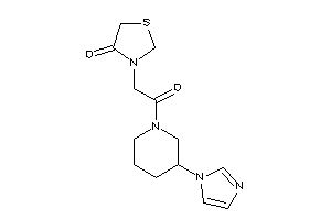 3-[2-(3-imidazol-1-ylpiperidino)-2-keto-ethyl]thiazolidin-4-one