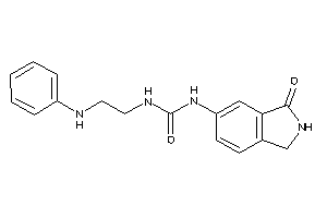 1-(2-anilinoethyl)-3-(3-ketoisoindolin-5-yl)urea