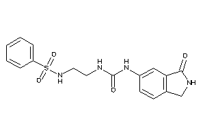 1-[2-(benzenesulfonamido)ethyl]-3-(3-ketoisoindolin-5-yl)urea