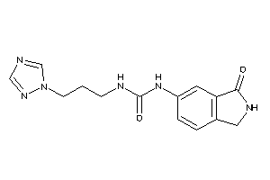 1-(3-ketoisoindolin-5-yl)-3-[3-(1,2,4-triazol-1-yl)propyl]urea