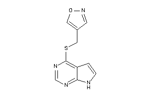 4-[(7H-pyrrolo[2,3-d]pyrimidin-4-ylthio)methyl]isoxazole