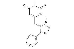 6-[(2-keto-4-phenyl-4-thiazolin-3-yl)methyl]uracil