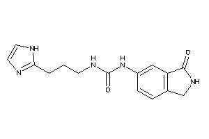 1-[3-(1H-imidazol-2-yl)propyl]-3-(3-ketoisoindolin-5-yl)urea