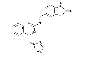 1-[(2-ketoindolin-5-yl)methyl]-3-[1-phenyl-2-(1,2,4-triazol-1-yl)ethyl]urea