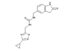 1-[(3-cyclopropyl-1,2,4-oxadiazol-5-yl)methyl]-3-[(2-ketoindolin-5-yl)methyl]urea