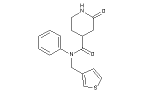 2-keto-N-phenyl-N-(3-thenyl)isonipecotamide