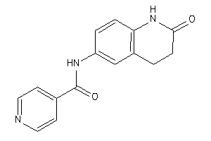 N-(2-keto-3,4-dihydro-1H-quinolin-6-yl)isonicotinamide