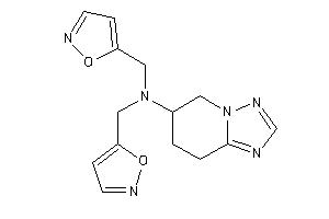 Bis(isoxazol-5-ylmethyl)-(5,6,7,8-tetrahydro-[1,2,4]triazolo[1,5-a]pyridin-6-yl)amine