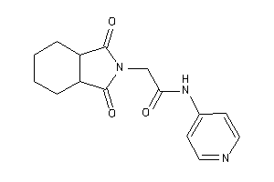 2-(1,3-diketo-3a,4,5,6,7,7a-hexahydroisoindol-2-yl)-N-(4-pyridyl)acetamide