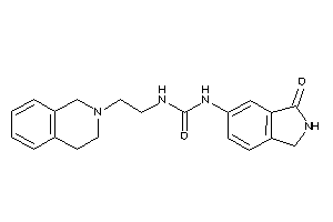 1-[2-(3,4-dihydro-1H-isoquinolin-2-yl)ethyl]-3-(3-ketoisoindolin-5-yl)urea