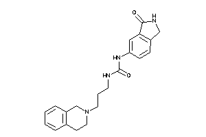 1-[3-(3,4-dihydro-1H-isoquinolin-2-yl)propyl]-3-(3-ketoisoindolin-5-yl)urea