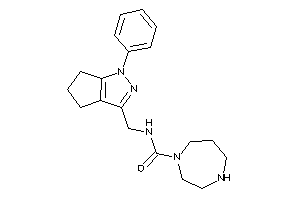 N-[(1-phenyl-5,6-dihydro-4H-cyclopenta[c]pyrazol-3-yl)methyl]-1,4-diazepane-1-carboxamide