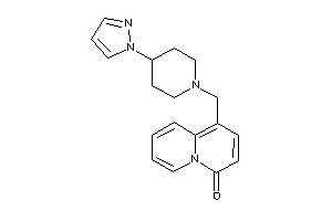 Image of 1-[(4-pyrazol-1-ylpiperidino)methyl]quinolizin-4-one