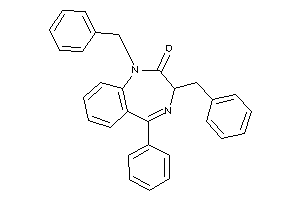 Image of 1,3-dibenzyl-5-phenyl-3H-1,4-benzodiazepin-2-one