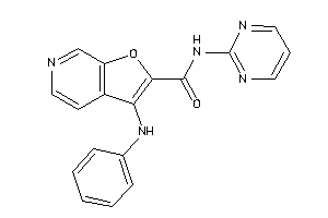3-anilino-N-(2-pyrimidyl)furo[2,3-c]pyridine-2-carboxamide