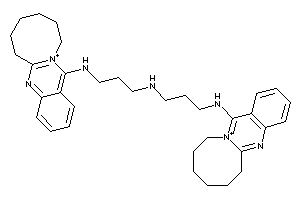 Bis[3-(6,7,8,9,10,11-hexahydroazocino[2,1-b]quinazolin-12-ium-13-ylamino)propyl]amine