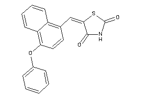 5-[(4-phenoxy-1-naphthyl)methylene]thiazolidine-2,4-quinone