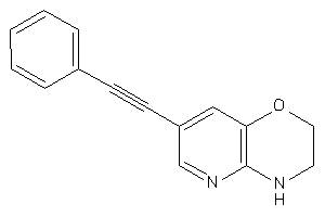 7-(2-phenylethynyl)-3,4-dihydro-2H-pyrido[3,2-b][1,4]oxazine