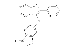 (1-iminoindan-5-yl)-[2-(2-pyridyl)furo[2,3-c]pyridin-3-yl]amine