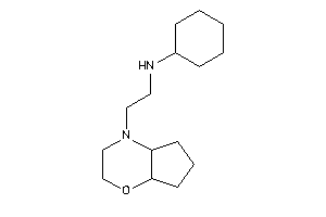 2-(3,4a,5,6,7,7a-hexahydro-2H-cyclopenta[b][1,4]oxazin-4-yl)ethyl-cyclohexyl-amine