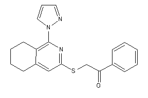 1-phenyl-2-[(1-pyrazol-1-yl-5,6,7,8-tetrahydroisoquinolin-3-yl)thio]ethanone