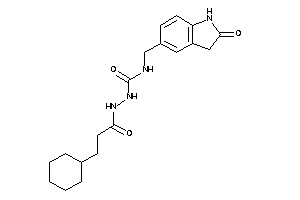 1-(3-cyclohexylpropanoylamino)-3-[(2-ketoindolin-5-yl)methyl]urea