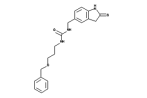 1-(3-benzoxypropyl)-3-[(2-ketoindolin-5-yl)methyl]urea