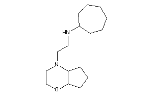 2-(3,4a,5,6,7,7a-hexahydro-2H-cyclopenta[b][1,4]oxazin-4-yl)ethyl-cycloheptyl-amine