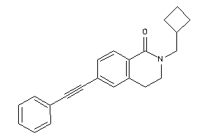 2-(cyclobutylmethyl)-6-(2-phenylethynyl)-3,4-dihydroisocarbostyril