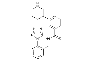 3-(3-piperidyl)-N-[2-(tetrazol-1-yl)benzyl]benzamide