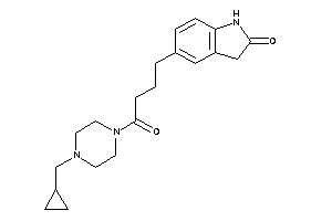 5-[4-[4-(cyclopropylmethyl)piperazino]-4-keto-butyl]oxindole