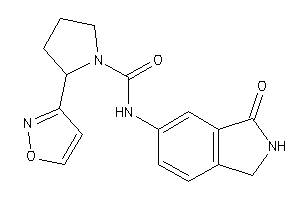 2-isoxazol-3-yl-N-(3-ketoisoindolin-5-yl)pyrrolidine-1-carboxamide