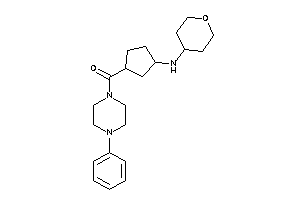 Image of (4-phenylpiperazino)-[3-(tetrahydropyran-4-ylamino)cyclopentyl]methanone