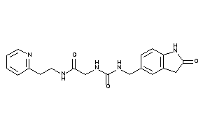 2-[(2-ketoindolin-5-yl)methylcarbamoylamino]-N-[2-(2-pyridyl)ethyl]acetamide