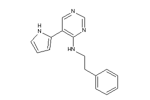 Image of Phenethyl-[5-(1H-pyrrol-2-yl)pyrimidin-4-yl]amine