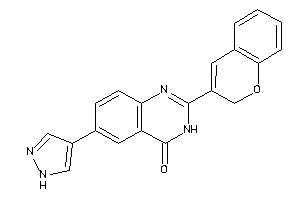 2-(2H-chromen-3-yl)-6-(1H-pyrazol-4-yl)-3H-quinazolin-4-one