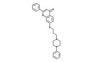 2-phenyl-7-[3-(4-phenylpiperazino)propoxy]chromone