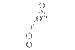 2-phenyl-7-[4-(4-phenylpiperazino)butoxy]chromone