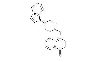Image of 1-[[4-(benzimidazol-1-yl)piperidino]methyl]quinolizin-4-one
