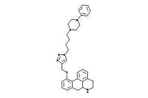 [1-[4-(4-phenylpiperazino)butyl]triazol-4-yl]methoxyBLAH