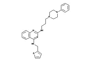 2-furfuryl-[2-[3-(4-phenylpiperazino)propylamino]quinazolin-4-yl]amine