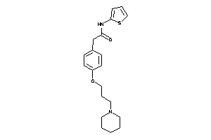 2-[4-(3-piperidinopropoxy)phenyl]-N-(2-thienyl)acetamide