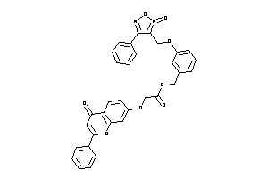 Image of 2-(4-keto-2-phenyl-chromen-7-yl)oxyacetic Acid [3-[(2-keto-4-phenyl-furazan-3-yl)methoxy]benzyl] Ester