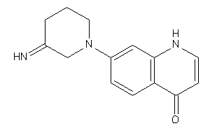 Image of 7-(3-iminopiperidino)-4-quinolone