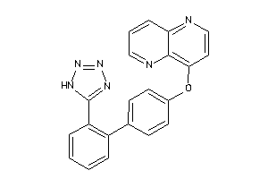 4-[4-[2-(1H-tetrazol-5-yl)phenyl]phenoxy]-1,5-naphthyridine