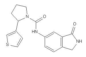 N-(3-ketoisoindolin-5-yl)-2-(3-thienyl)pyrrolidine-1-carboxamide