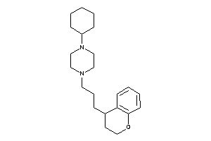 1-(3-chroman-4-ylpropyl)-4-cyclohexyl-piperazine