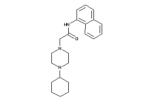 2-(4-cyclohexylpiperazino)-N-(1-naphthyl)acetamide